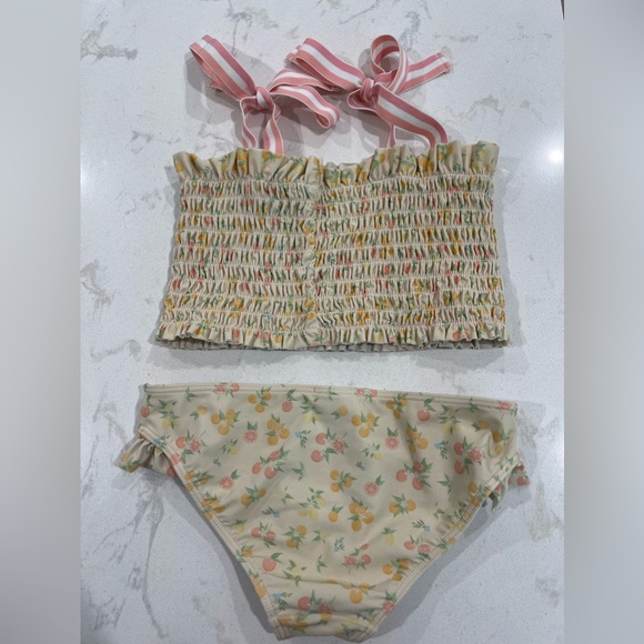 Minnow - girls citrus grove 2-piece swimsuit, size 9/10 - Picture 3 of 3